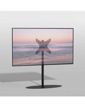 Floormount ORBIT black 120 cm VESA 400x400