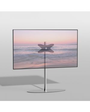 Floormount ORBIT Stainless steel 120 cm VESA 400x200