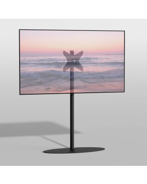 Floormount ORBIT black 150 cm VESA 300x300