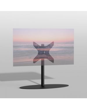 Floormount ORBIT black 80 cm VESA 400x400