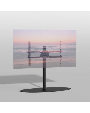 Floormount ORBIT black 80 cm VESA 600x400