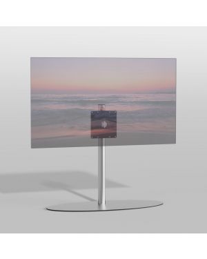 Floormount ORBIT Stainless steel 80 cm VESA 200x200