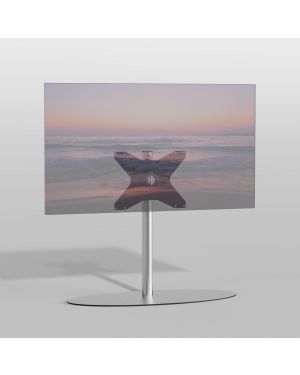 Floormount ORBIT Stainless steel 80 cm VESA 400x300