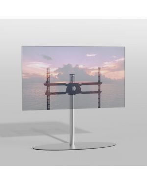 Floormount ORBIT Stainless steel 80 cm VESA 600x400
