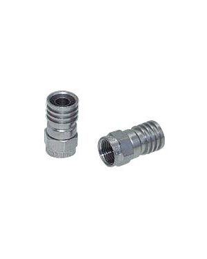 F-connector krimp 6mm. Coax [Electrabel] [PER 10 STUKS]