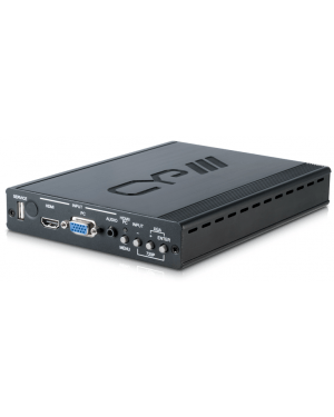 Schakelbare HDMI & VGA HDBaseT  -zender met videoscaling (5-Play  incl. PoC & enkel LAN, tot 100m)