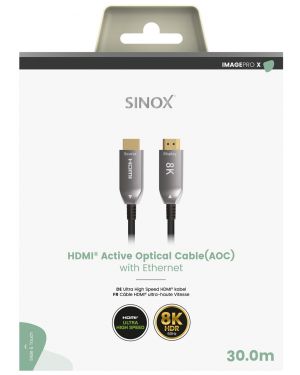 IMAGE PRO X - HDMI optische kabel 8K60Hz met Ethernet 30 mtr.