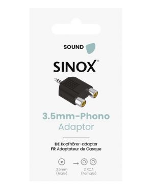 SOUND GO - Adapter 3,5mm/2xRCA [female]