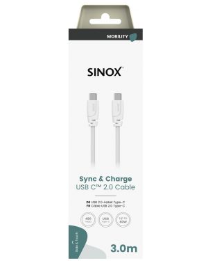 MEDIA SELECT - Aansluitkabel USB-C -USB-C 3 mtr.
