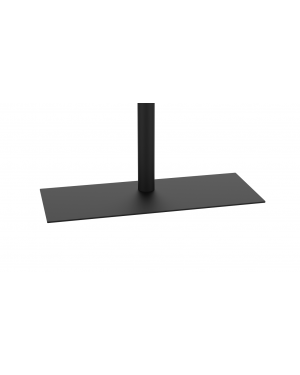 Voet Tafelstandaard SOLID 75x30 rechthoekig zwart staal