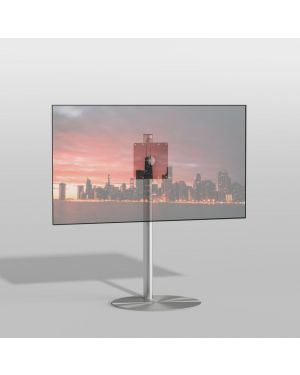 Floor stand SPHERE Stainless steel 100cm VESA 200x200