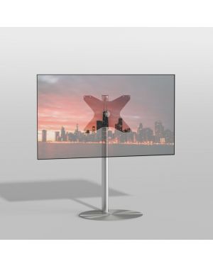 Floor stand SPHERE Stainless steel 100cm VESA 300x300