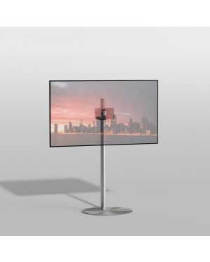 Floor stand SPHERE Stainless steel 120cm VESA 200x100