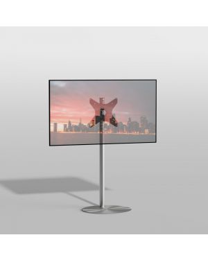 Floor stand SPHERE Stainless steel 120cm VESA 300x300