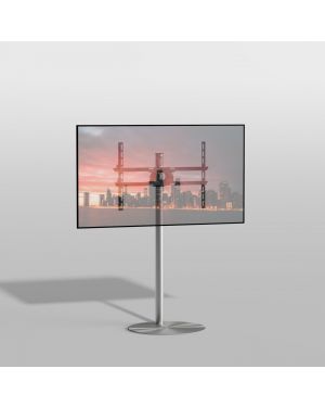 Floor stand SPHERE Stainless steel 120cm VESA 600x400