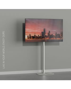Vloerstandaard SPHERE rvs 150 cm MULTIFIT VESA 75x75 tot 400x400