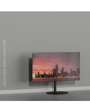 Floor stand SPHERE black 60cm MULTI FIT VESA 75x75 to 400x400