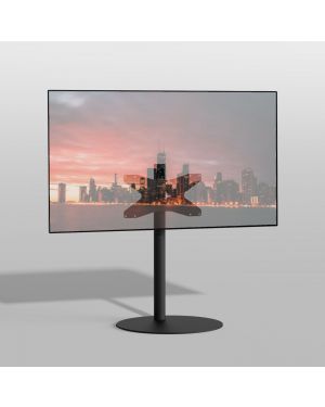 Floor stand SPHERE black 80cm VESA 400x200