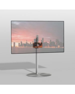 Floor stand SPHERE Stainless steel 80cm VESA 200x100