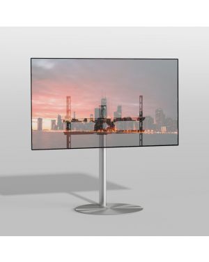 Floor stand SPHERE Stainless steel 80cm VESA 600x400