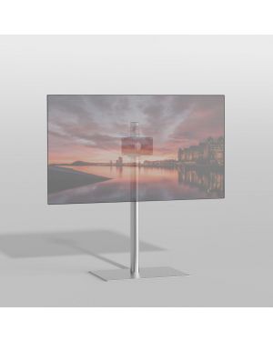 Vloerstandaard SQUARE rvs 100 cm VESA 200x100