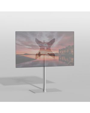 Vloerstandaard SQUARE rvs 100 cm VESA 400x400