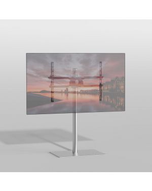 Vloerstandaard SQUARE rvs 100 cm VESA 600x400