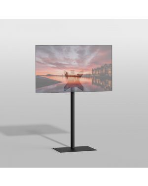 Vloerstandaard SQUARE zwart 120 cm VESA 300x300