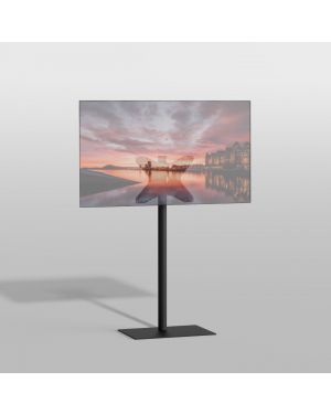 Vloerstandaard SQUARE zwart 120 cm VESA 400x300