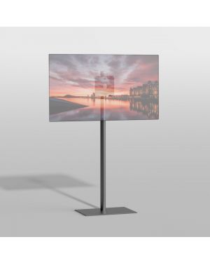 Vloerstandaard SQUARE zwart 150 cm VESA 200x200