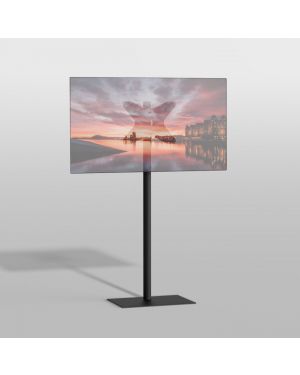 Vloerstandaard SQUARE zwart 150 cm VESA 400x300