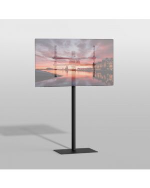 Vloerstandaard SQUARE zwart 150 cm VESA 600x400