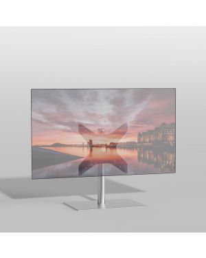 Floor stand SQUARE Stainless steel 60cm VESA 400x400