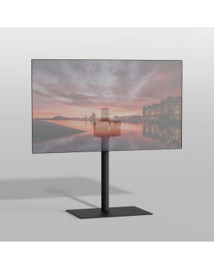 Vloerstandaard SQUARE zwart 80 cm VESA 200x100