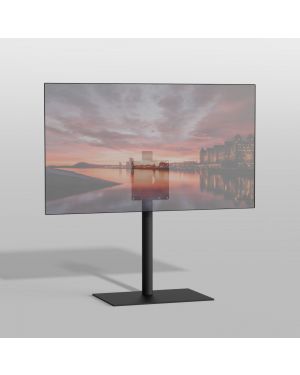 Vloerstandaard SQUARE zwart 80 cm VESA 200x200