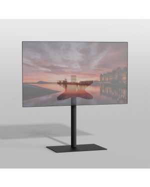Vloerstandaard SQUARE zwart 80 cm VESA 400x200