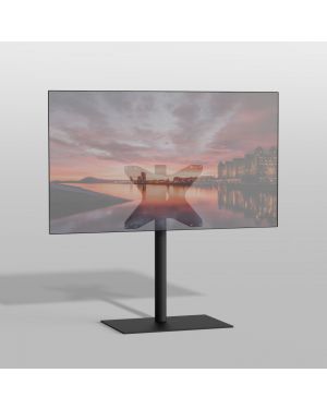 Vloerstandaard SQUARE zwart 80 cm VESA 400x300