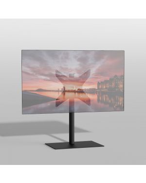 Vloerstandaard SQUARE zwart 80 cm VESA 400x400