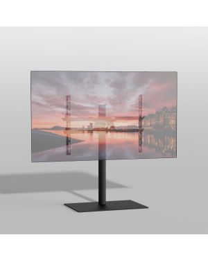 Vloerstandaard SQUARE zwart 80 cm VESA 600x400