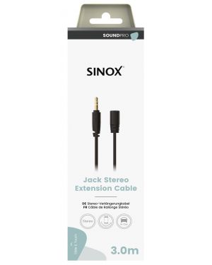 SOUND PRO - Verlengkabel 3,5mm stereo 3 mtr.