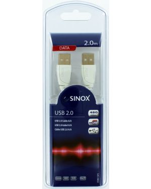 Aansluitkabel USB-A[male] - USB-A[male] 2.0 2 mtr.