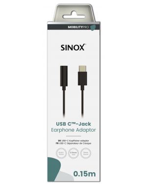 MOBILITY PRO - Aansluitkabel USB-C Plug (m) -3,5 mm (f)