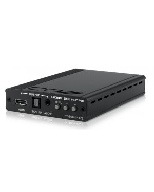 HDMI to HDMI Scaler with Audio Embedding & De-Embedding, 4KUHD Support, HDMI2.0, HDCP2.2