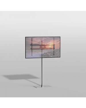 Floor stand TILE Stainless steel 120cm VESA 600x400