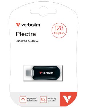 Plectra USB-C Flash Drive Black 128GB