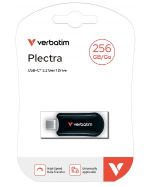 Plectra USB-C Flash Drive Black 256GB