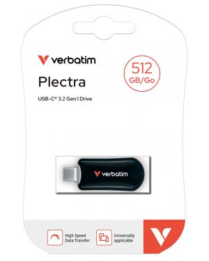 Plectra USB-C Flash Drive Black 512GB