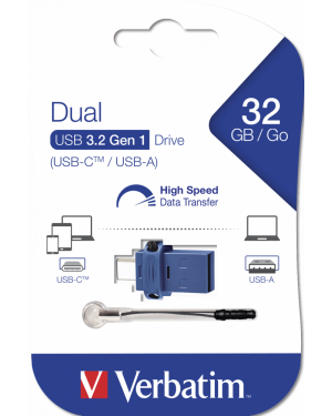 USB DRIVE 3.0 STORE ´N´ GO DUAL DRIVE 3.0 / USB C 32GB