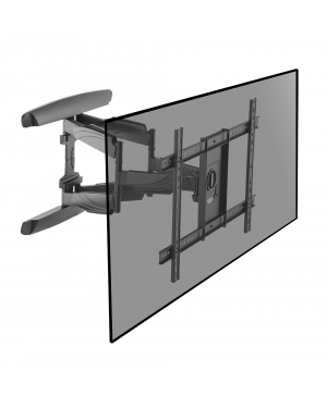 Muursteun dubbele arm 37-70''