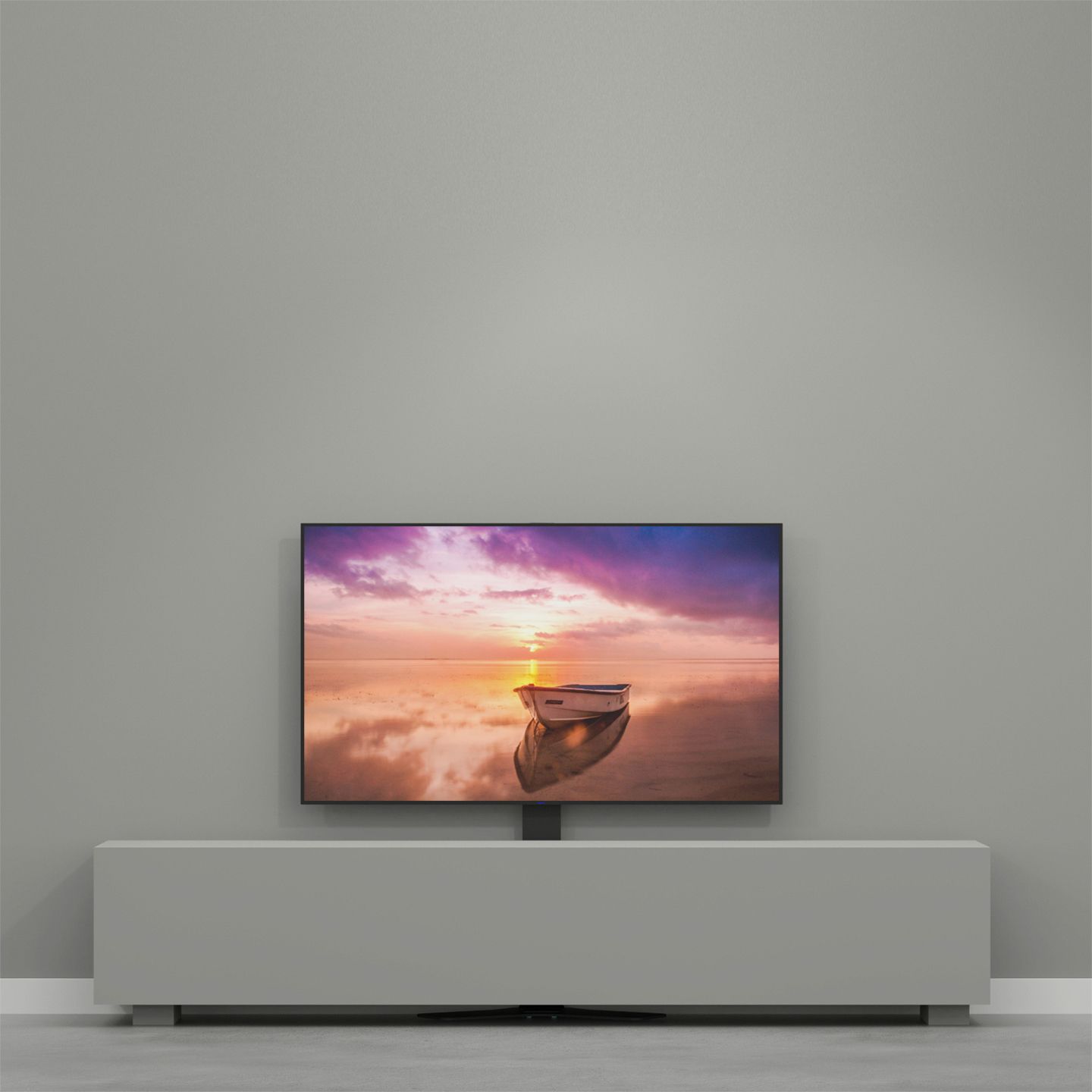 Vloerstandaard HYBRID zwart 120cm MULTIFIT VESA 75x75 tot 400x400